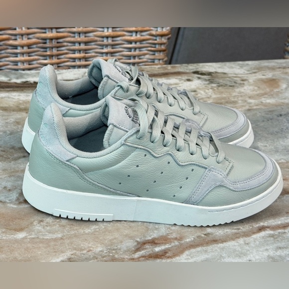 Women’s ADIDAS Supercourt ash silver leather sneakers- Size 7.5 - Picture 5 of 9